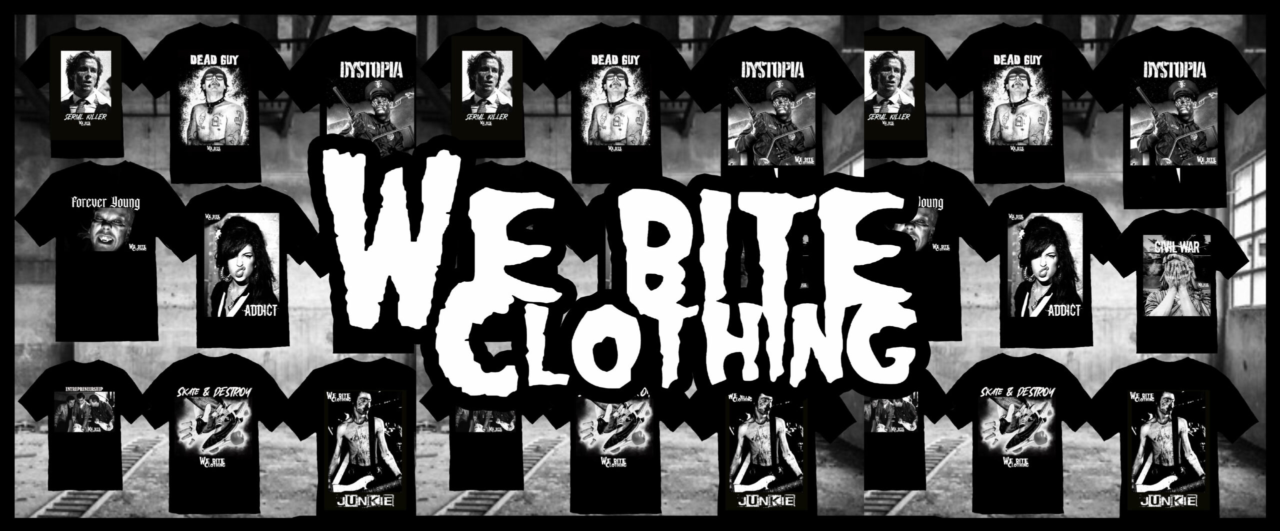 We bite clothing